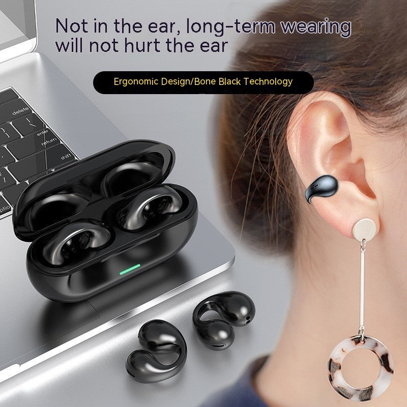 Auriculares Bluetooth de clip inalámbricos de uso cómodo