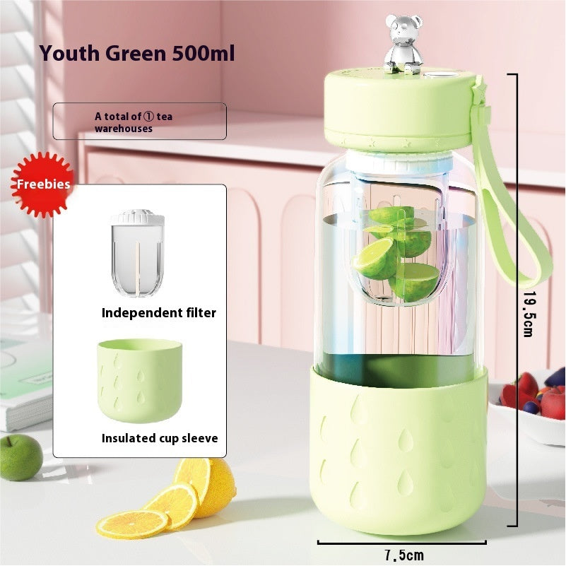 Tumbler Drinkware Water Bottle With Tea Filter