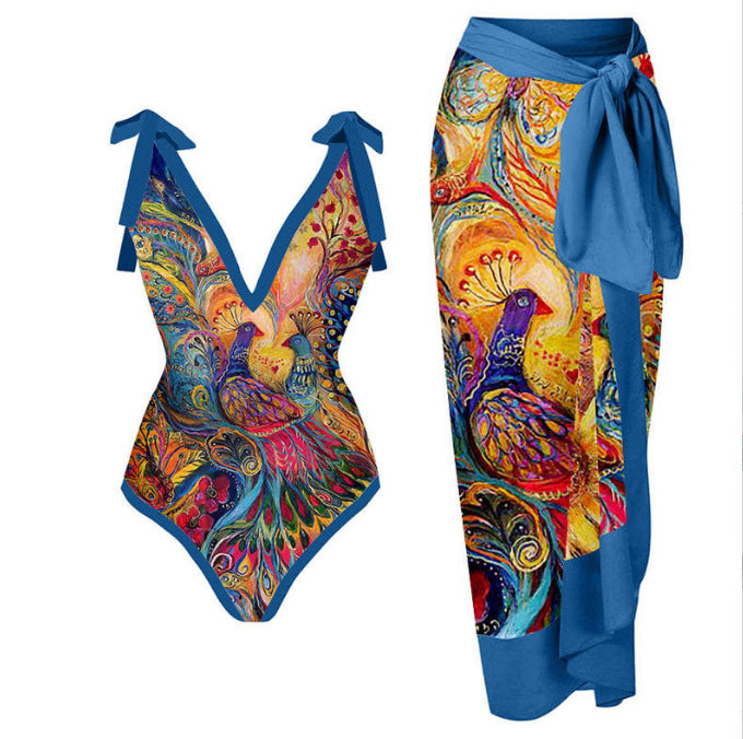 Chiffon Beach Dress Suit