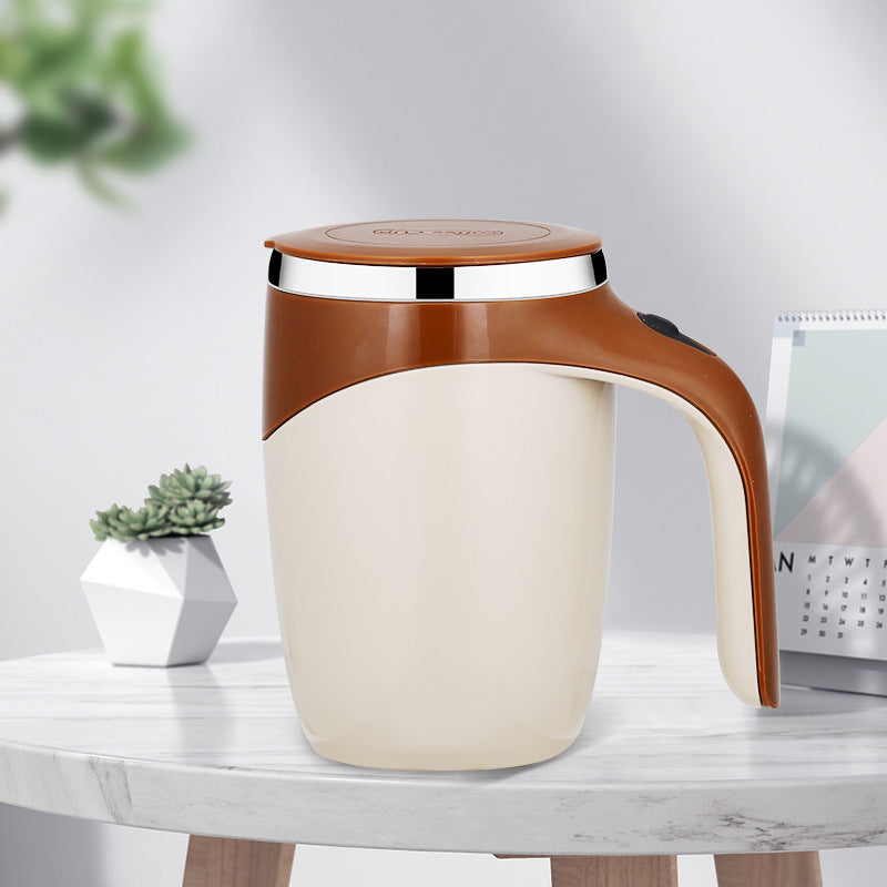 Tasse à café mélangeuse automatique, modèle rechargeable