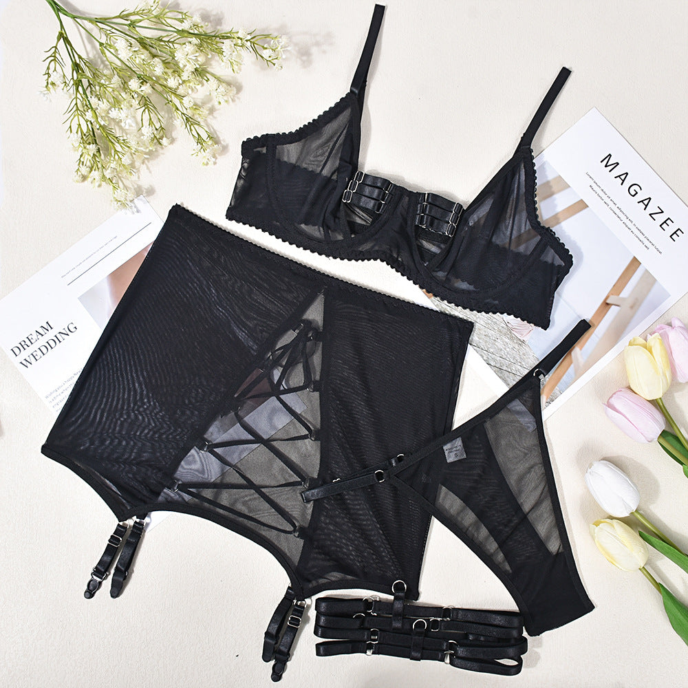 Lencería sexy con tirantes para mujer