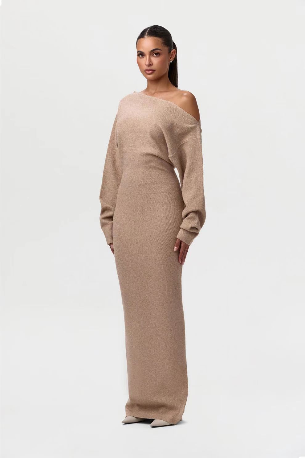 Sexy Off-shoulder Bodycon Long Dress