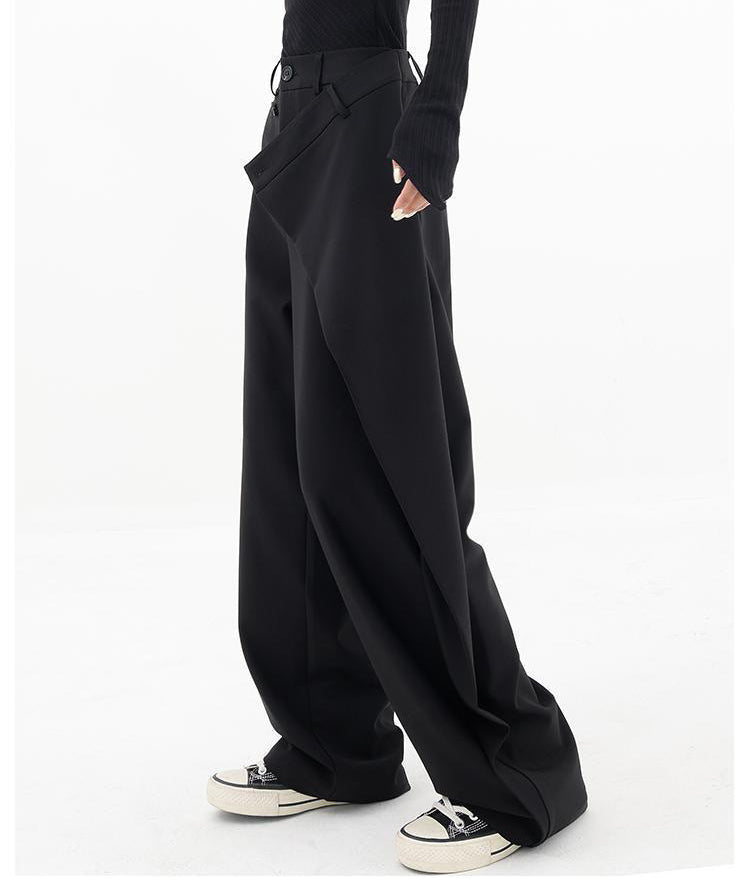 Irregular Wide-leg Pants