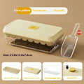 Silicone Ice Cube Tray Mold Lid Shovel Storage Box Remove With One Click Ice Maker