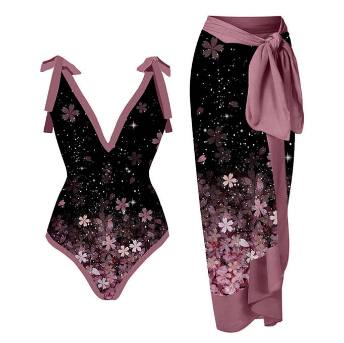 Chiffon Beach Dress Suit