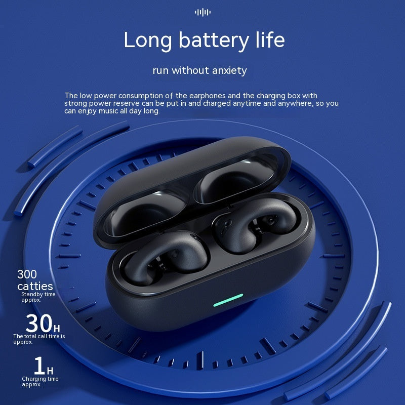 Auriculares Bluetooth de clip inalámbricos de uso cómodo