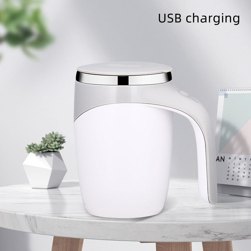 Tasse à café mélangeuse automatique, modèle rechargeable