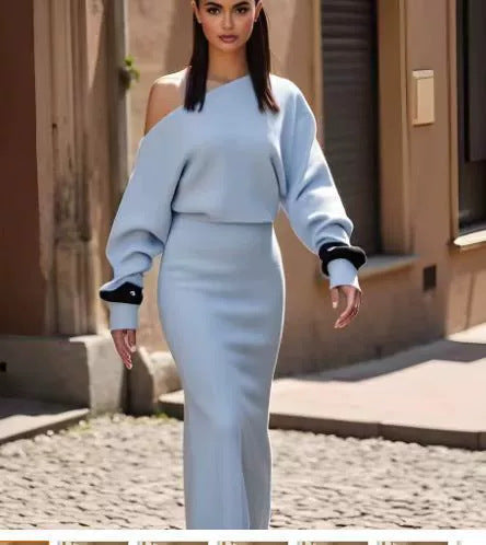 Sexy Off-shoulder Bodycon Long Dress