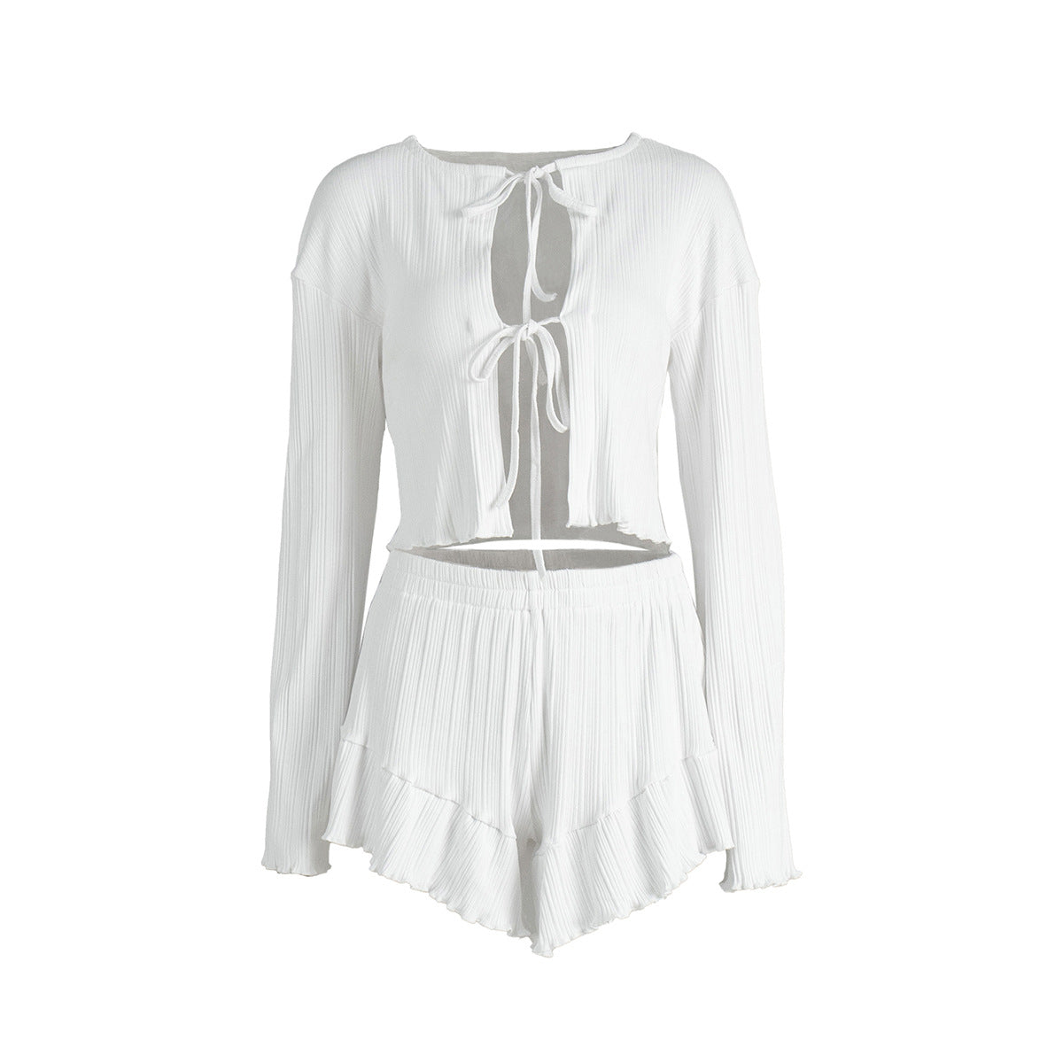 Spring New Arrival Ruffled Pajamas And Loungewear
