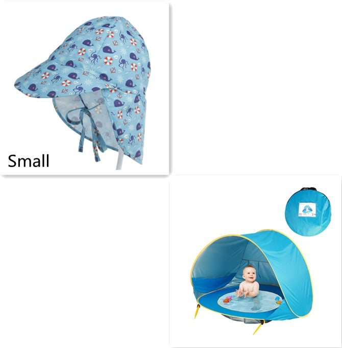 Baby Beach Outdoor Easy Fold Up Sun Awning Tent UV-protecting