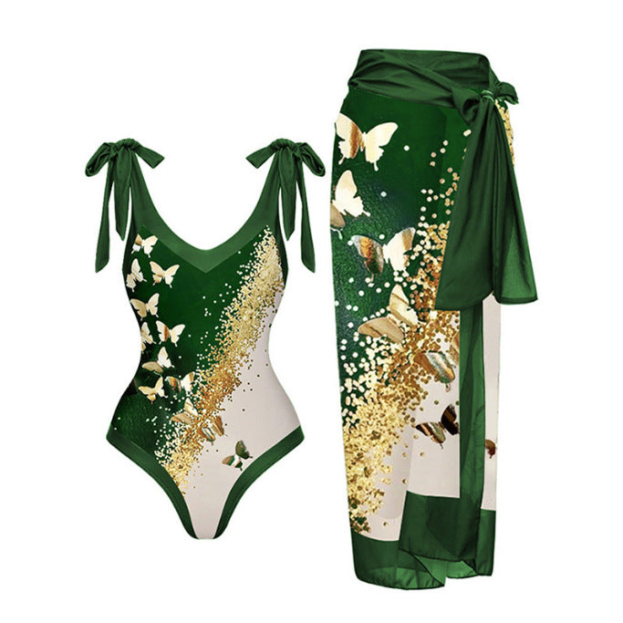 Chiffon Beach Dress Suit