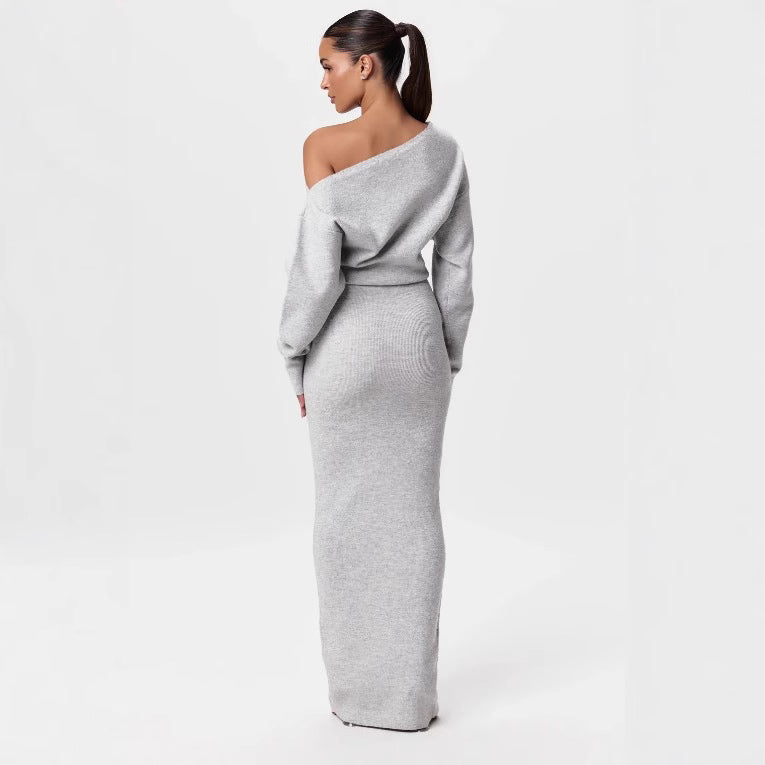 Sexy Off-shoulder Bodycon Long Dress