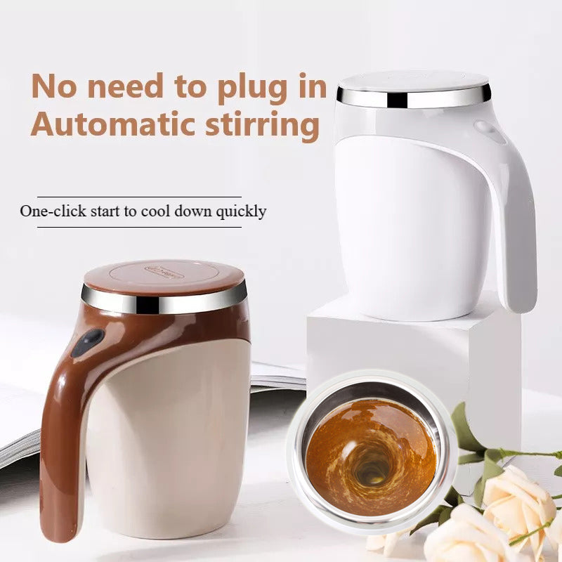 Tasse à café mélangeuse automatique, modèle rechargeable