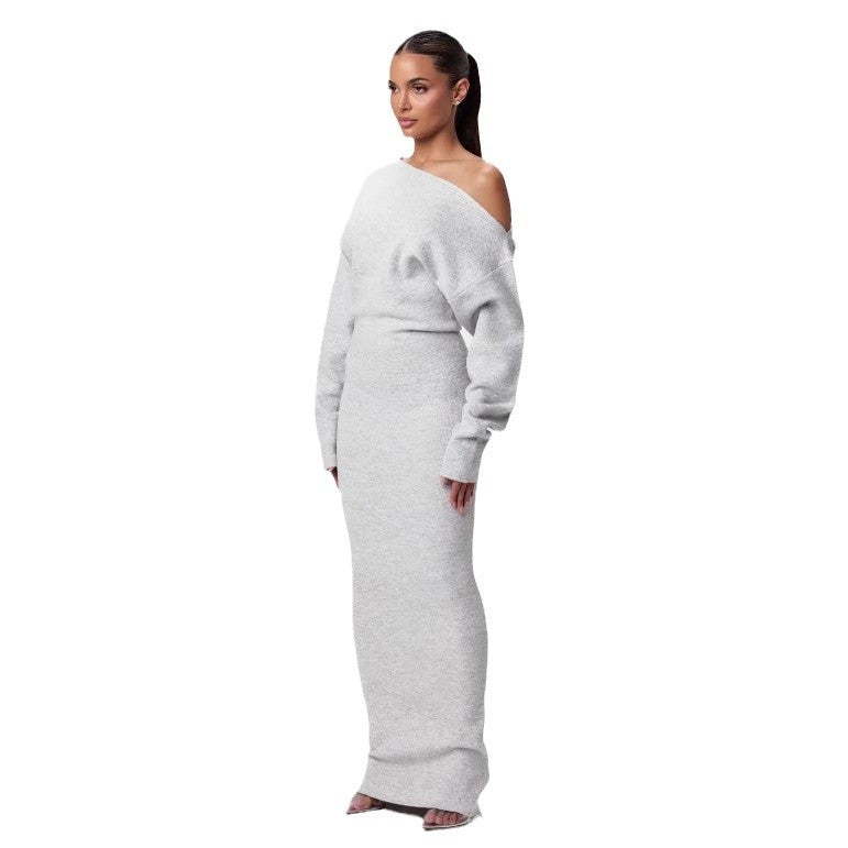 Sexy Off-shoulder Bodycon Long Dress